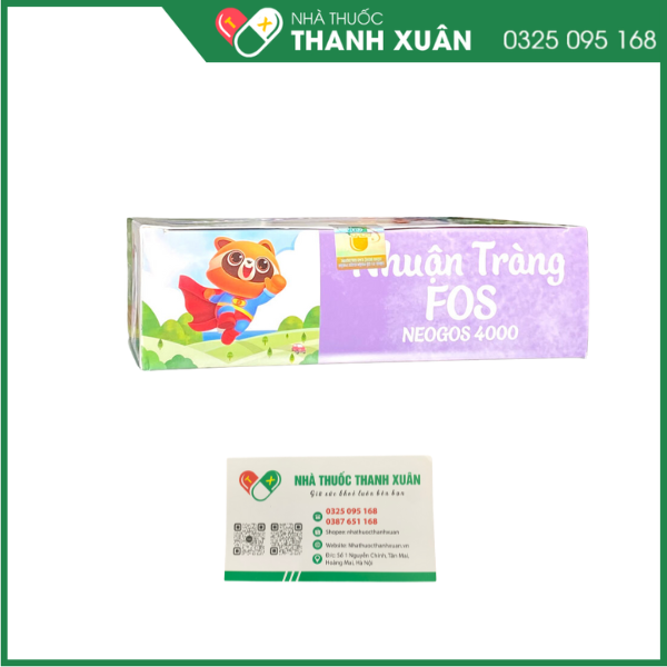 Nhuận tràng FOS Hỗ trợ nhuận tràng, giảm táo bón